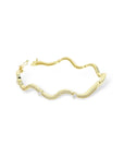 Wavy Bangle - Gold