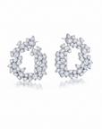 Frosted Dream Earring - Platinum