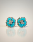 Turquoise Taffy Stud