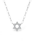 Paperclip Maguen David - Silver