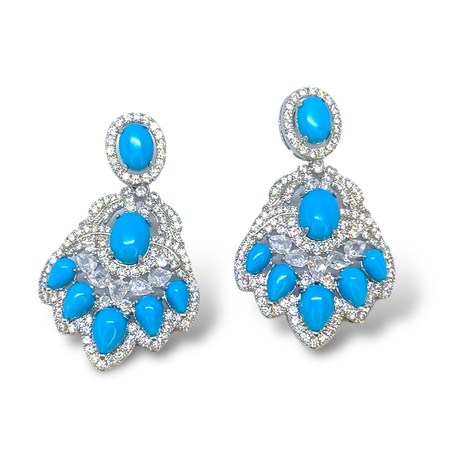 Turquoise Delights Drop Earring