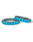 Natural Oval Turquoise Eternity