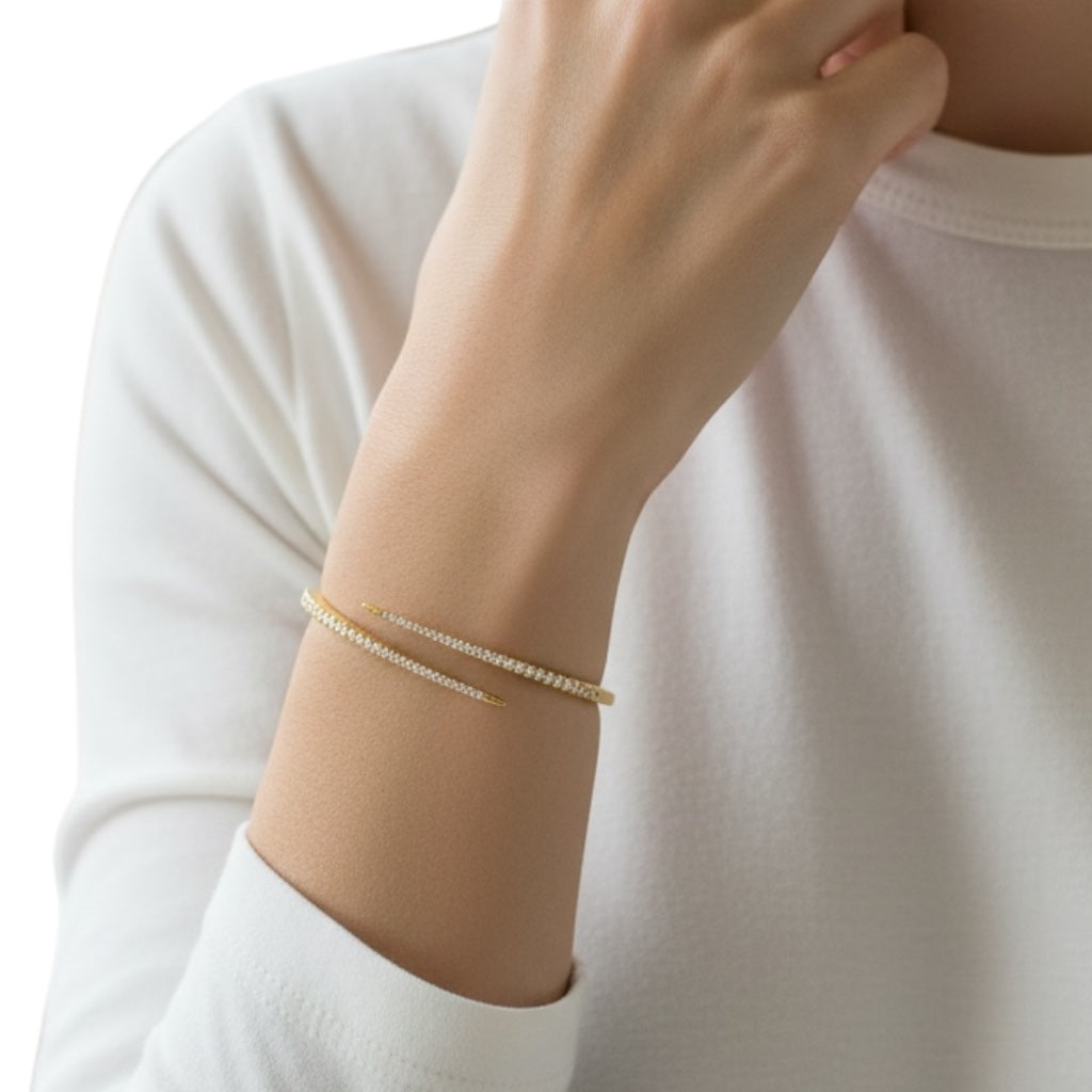 Caramel Crush Bangle - Gold