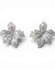 Vanilla Bloom Earrings - Platinum