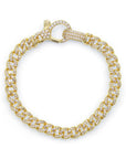 Frosted Cuban Bracelet - Gold