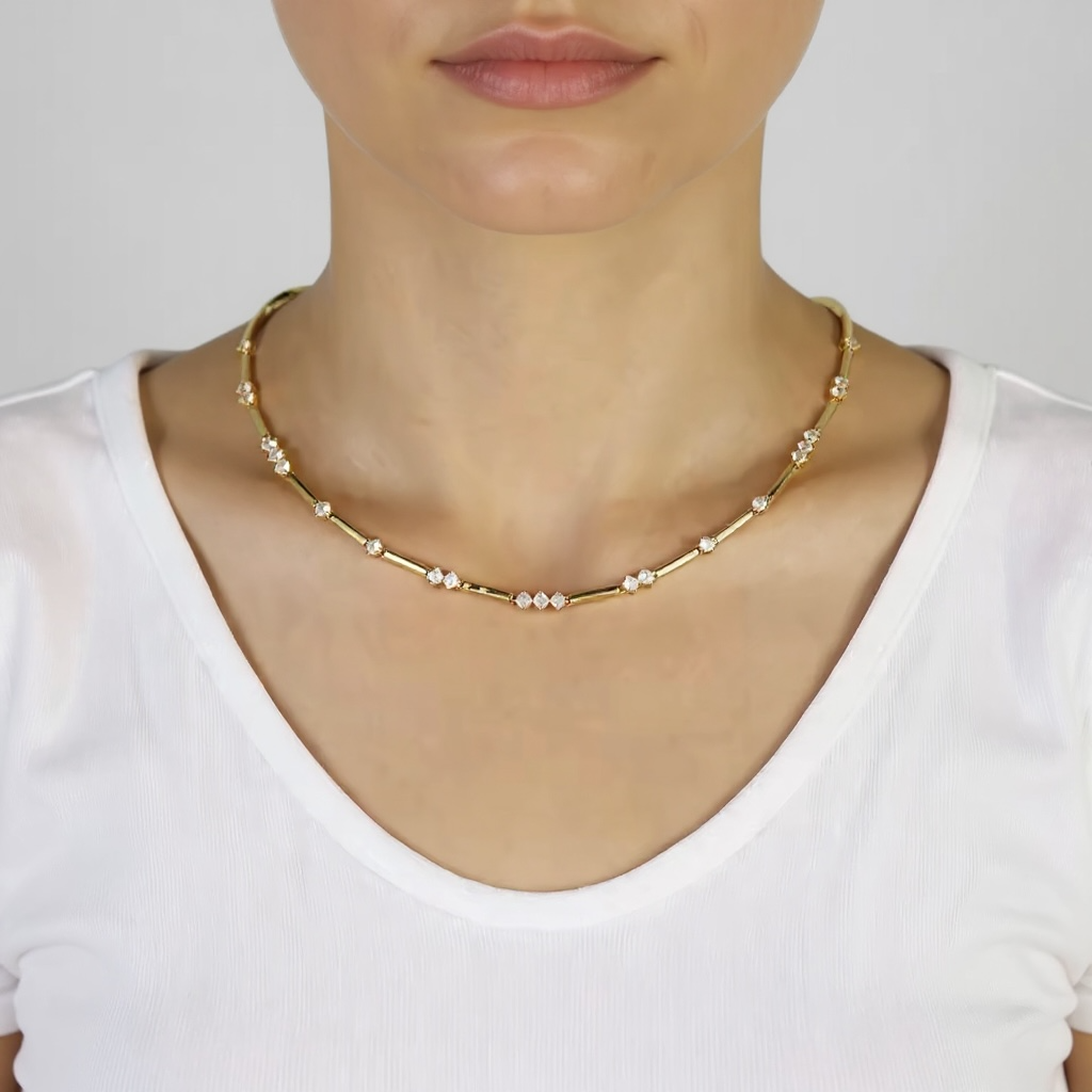 Minimalist Tennis Necklace