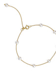 Pearl by the Yard Chain Bracelet - Gold