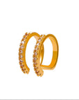Pave Double Cuff