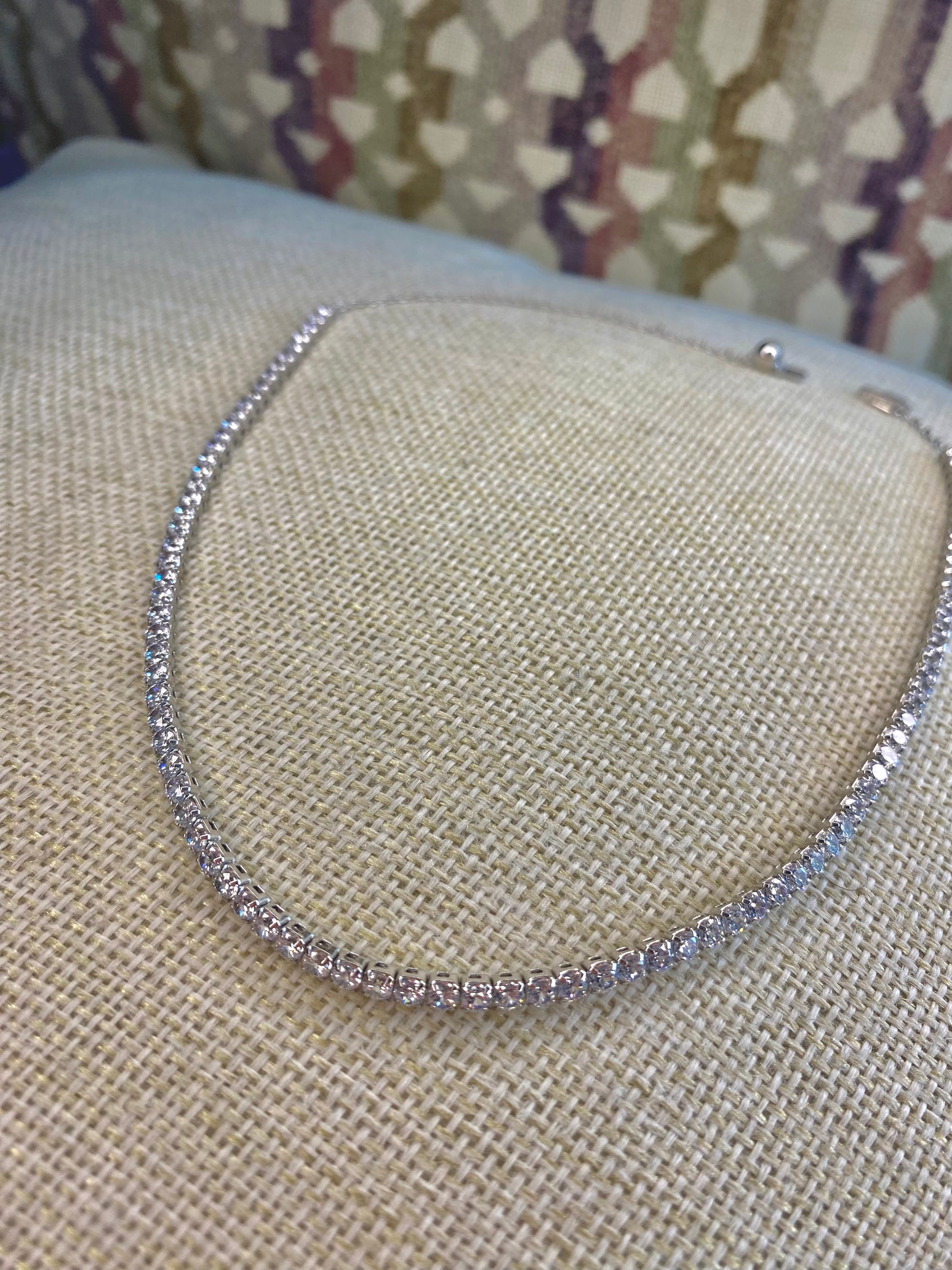 Platinum Bling Bling Choker