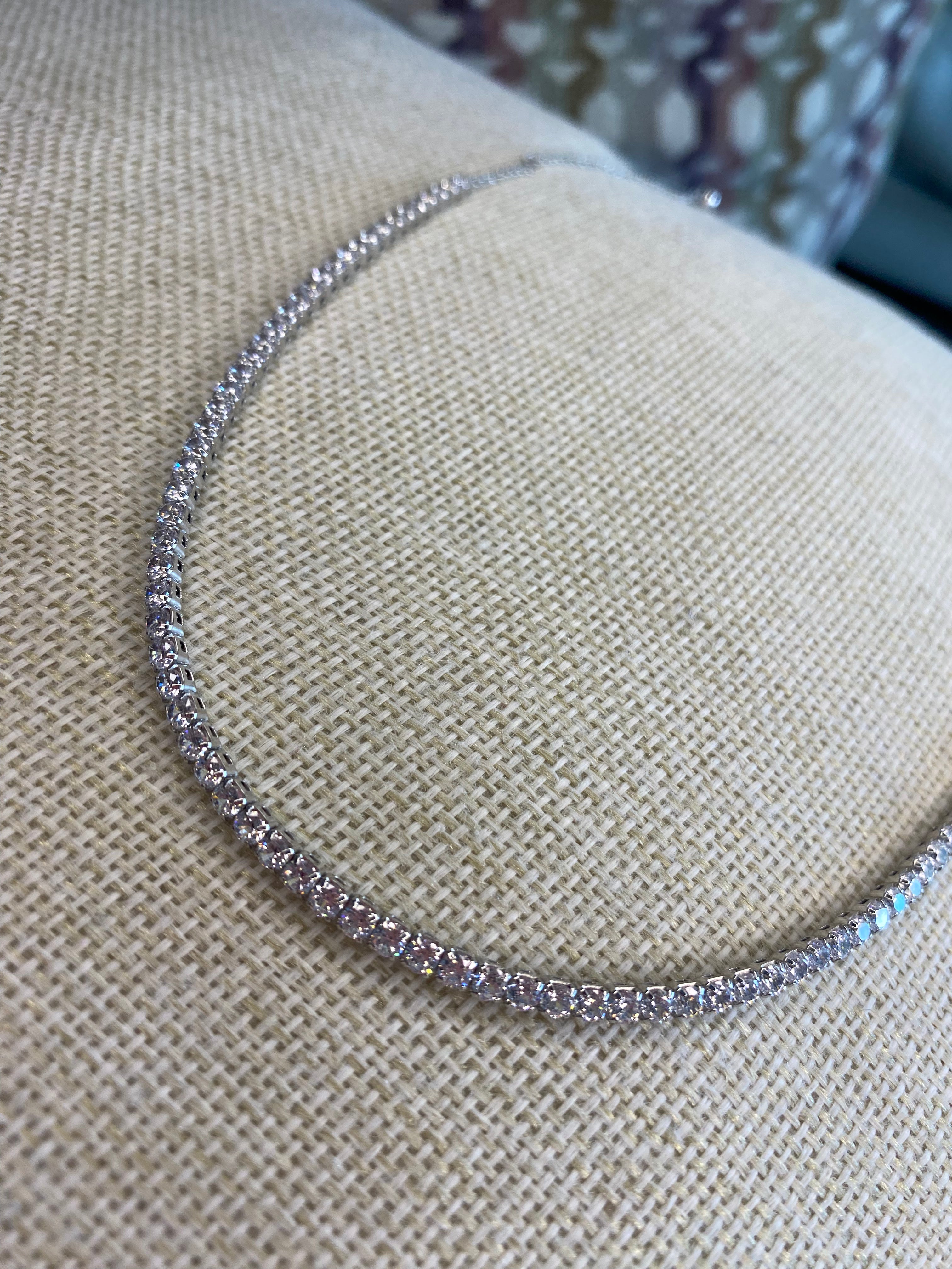 Platinum Bling Bling Choker