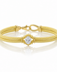 Macaron Drop Cord Bracelet - Yellow - Queens Candy