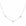 Collar Queens Candy de plata con dijes de mano de Hamsa, estrella y símbolo Chai decorados con zirconias cúbicas