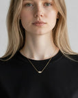 Collar Queens Candy Sweet Glazed de plata 925 con baño dorado, dije de ojo turco con zirconias brillantes.