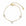 Pulsera Queens Candy de cobre bañado en oro con dijes de hamsa, estrella y símbolo chai decorados con zirconias.