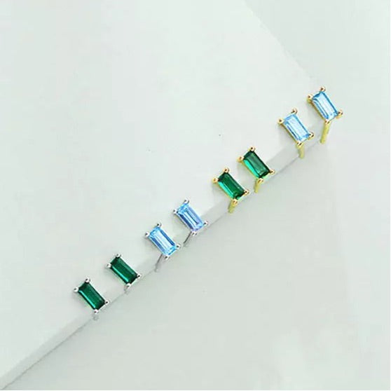 Tiny Baguette Studs