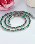 Classic Tennis Necklace - Emerald