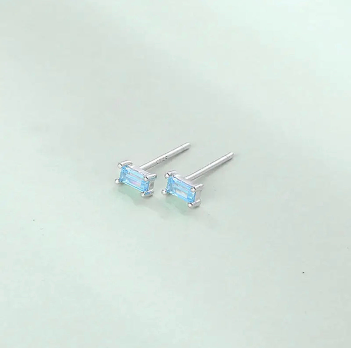 Tiny Baguette Studs