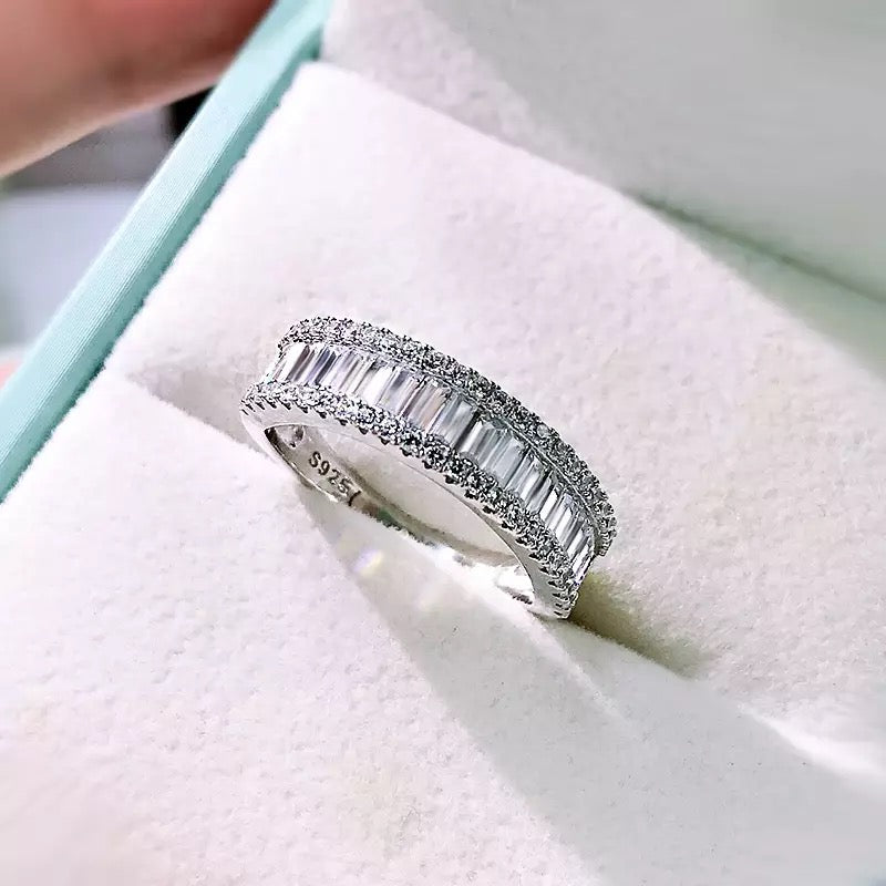 Diamond Illusion Baguette Ring