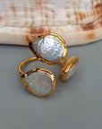Coin Pearls Ring